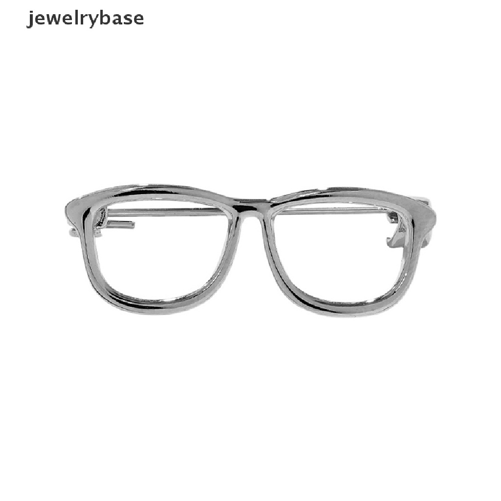 Bros Pin Desain Kacamata Lucu Untuk Kerah Kemeja Sweater Pria Dan Wanita