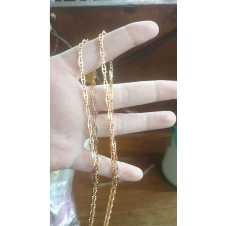 kalung toscano 42 cm 42cm emas asli 700 70% 16k 4 gram 4 gr 4gr