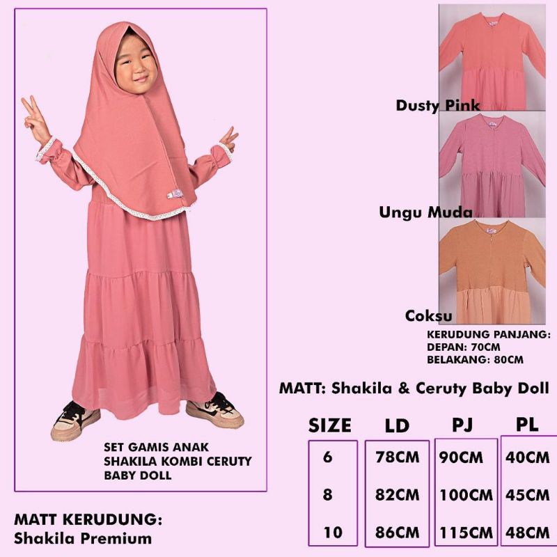 Fzr|Gamis anak shakila