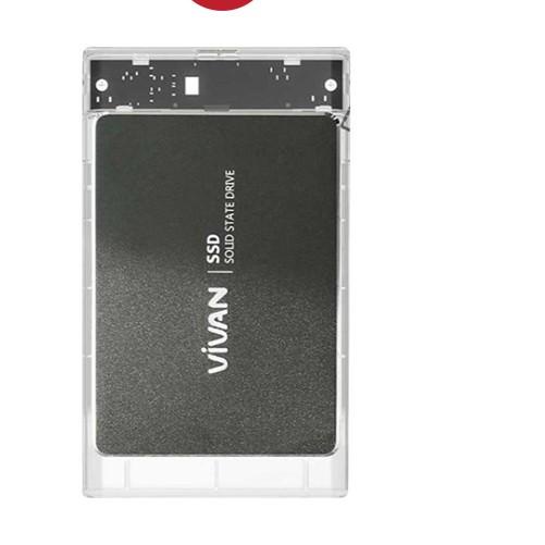Vivan VSHD1 - Transparent 2.5 Inch SATA USB 3.0 External Hard Driver - VSHD1