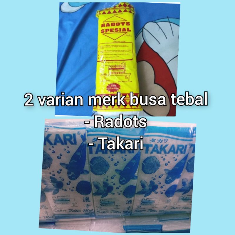 Busa filter / kapas filter / busa filter spesial radots tebal / busa / busa filter aquarium / saringan / busa filter spesial radots