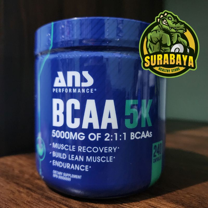 ANS BCAA 5k Ecer 1 Capsules ANS Perfomance BCAAs 5000 Eceran Keteng Trial