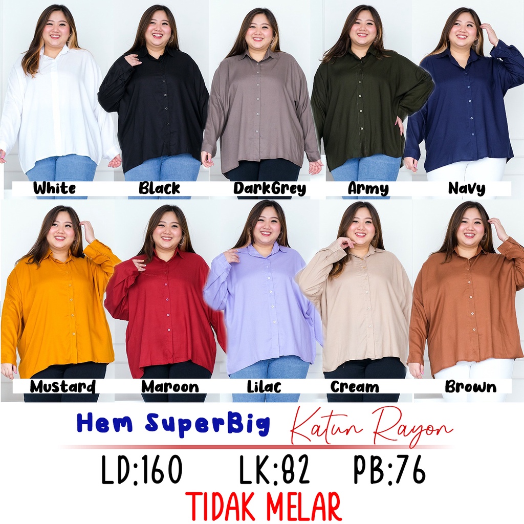 HEM SUPERBIG WANITA BIGSIZE JUMBO