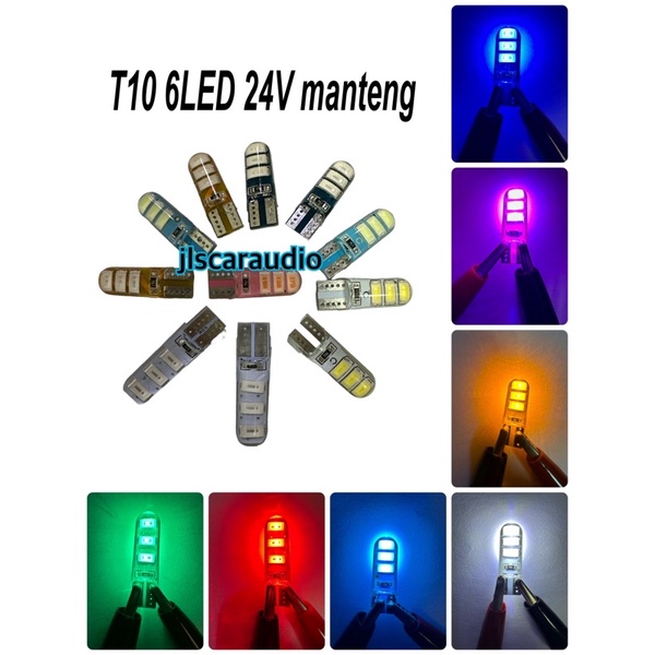 T10 JELLY 6LED 24V BUSS/TRUCK manteng