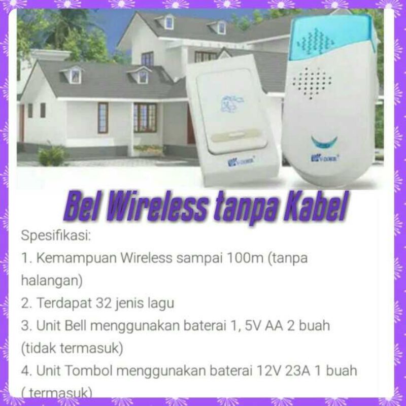 bel rumah tanpa kabel