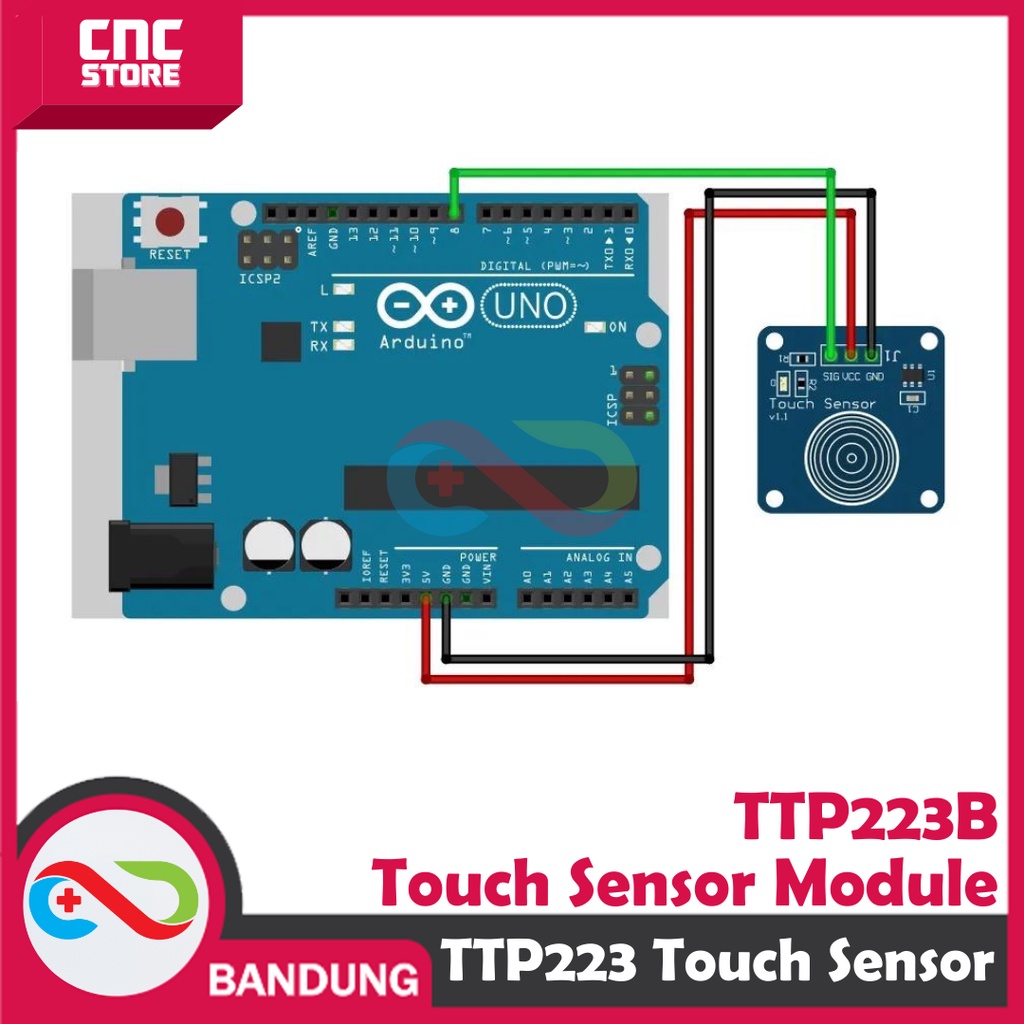 TTP223-B TTP223B DIGITAL CAPACITIVE TOUCH SENSOR MODULE FOR ARDUINO