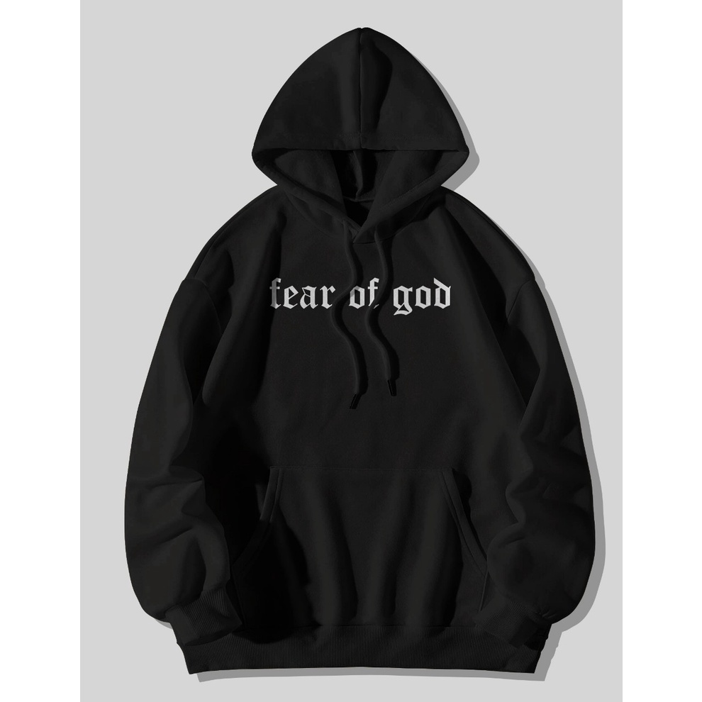 Hoodie Fear Of God Best Quality JUMBO| Fear of God Jaket Hoodie Jumper Sablon Unisex Pria - Wanita Size M - XXXL