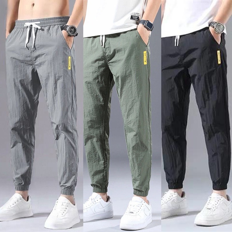 GO! CPG955 Celana panjang Joger Pria Jogger Gym training olahraga Casual Termurah