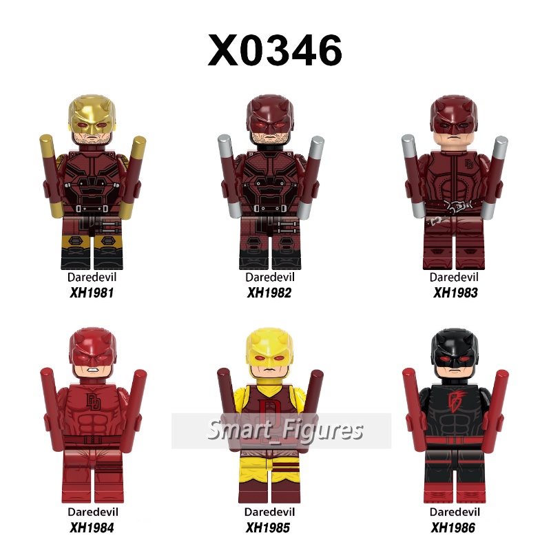 Mainan Action Figure Daredevil Marvel Super Heros 6 Tipe X0346 Untuk Hadiah