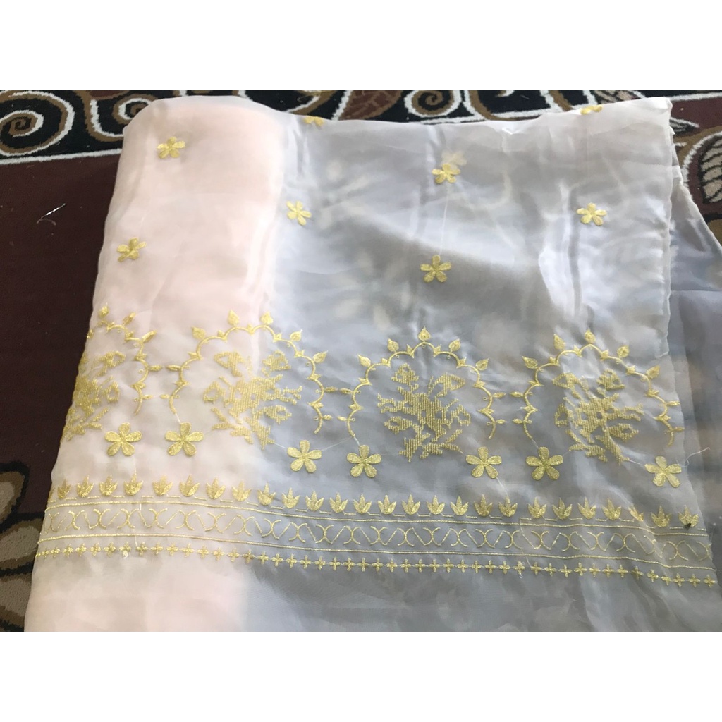 kain organza motif lagosi