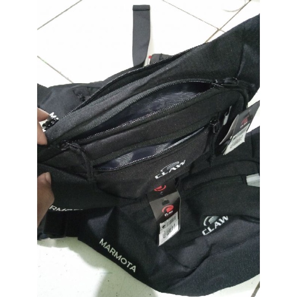 Tas selempang tas pinggang waistbag Claw Marmota