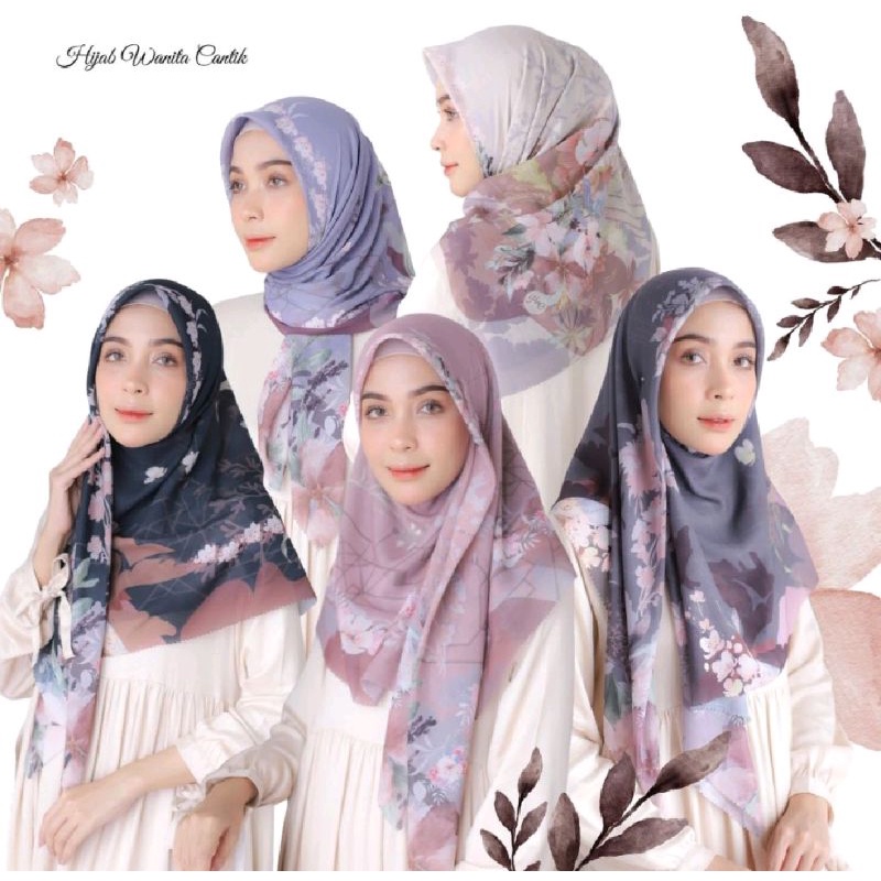 Hijab Wanita Cantik HWC Fresia scarf TAN