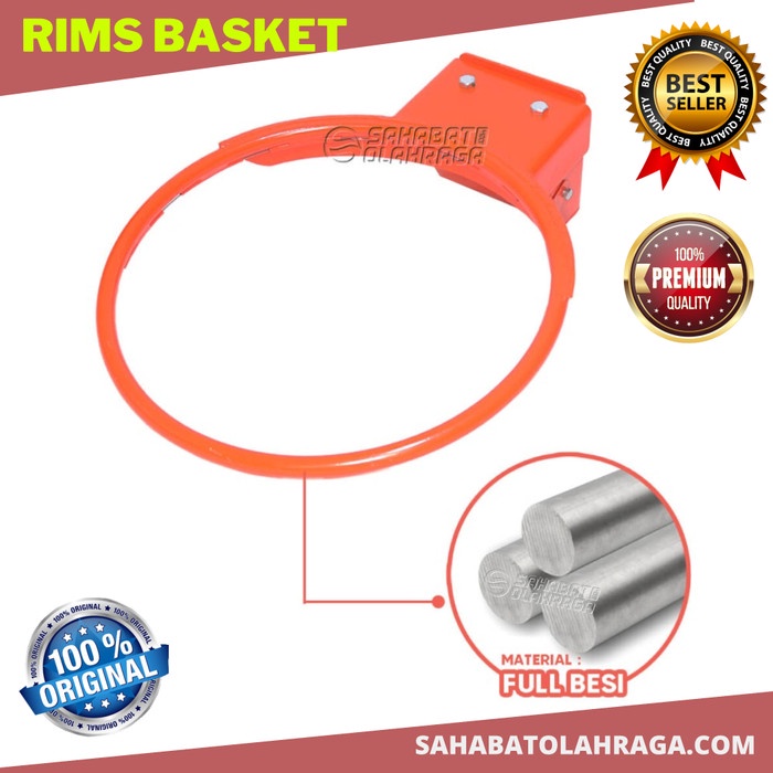 Ring Basket Rims Kompetisi / Ring Basket Standart FIBA (satu unit)
