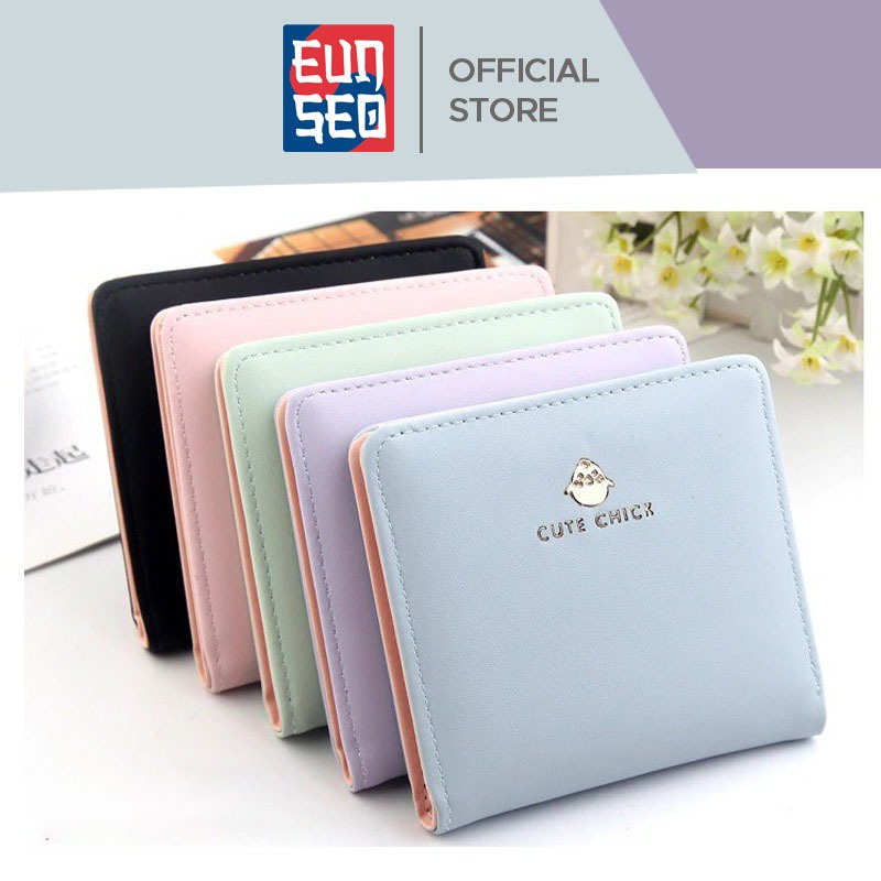 EUNSEO Dompet Wanita Motif Cute Animal Dompet Lipat Import Quality