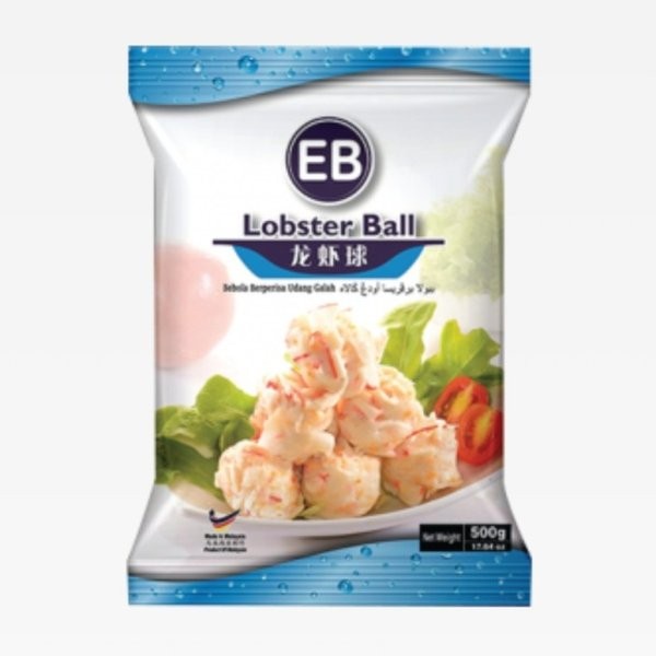 Bakso Lobster/Bakso Udang/EB Lobster Ball 500 gr Steamboat Frozen Seafood Halal