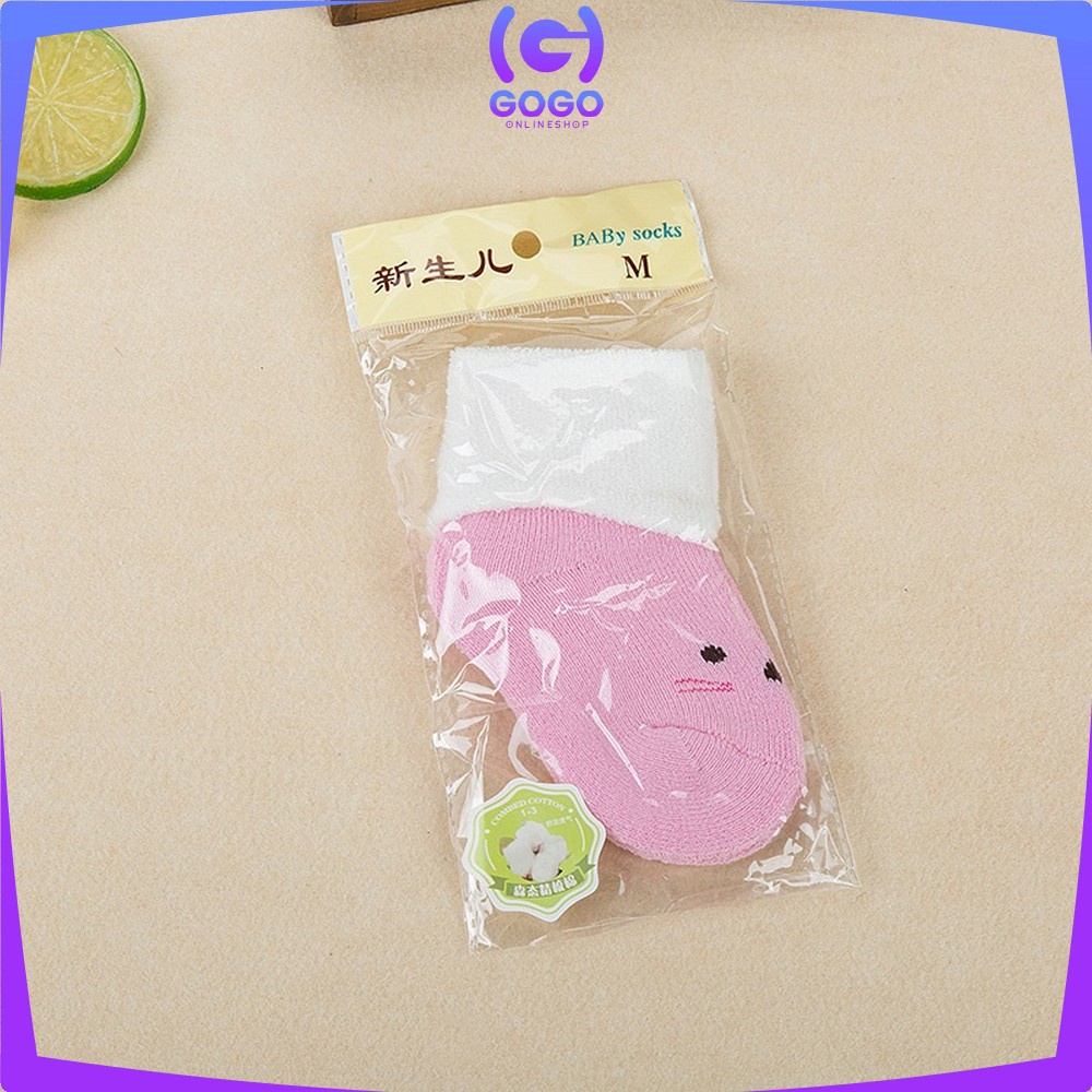 GOGO-P4 Kaos Kaki Anak Bayi Lucu Bahan Katun Kaus Kaki Prewalker Fashion Bayi Unisex Murah Import