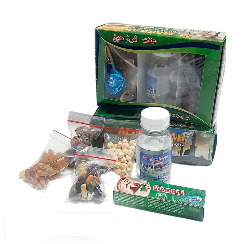 

Paket Oleh-oleh Haji dan Umroh + Henna Chandni + Coklat krikil