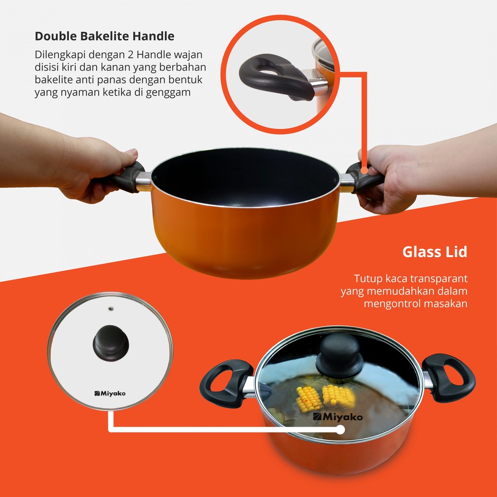 Miyako DO-20A - Cookware Dutch Oven - Panci Miyako - Terbaru