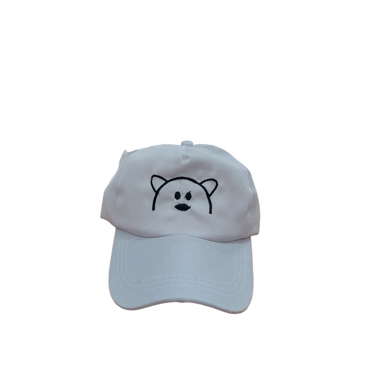 Topi Baseball Bordir Bear / Topi Bear Laki Perempuan Usia 1-8 Tahun Prepet Kualitas Distro Premium