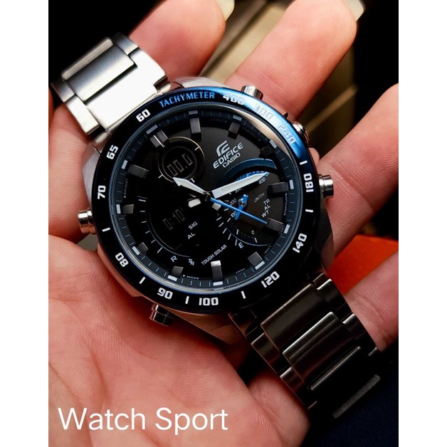 Jam Tangan Pria Merk Casio Edifice Type ECB-900 Original Bm Free Box