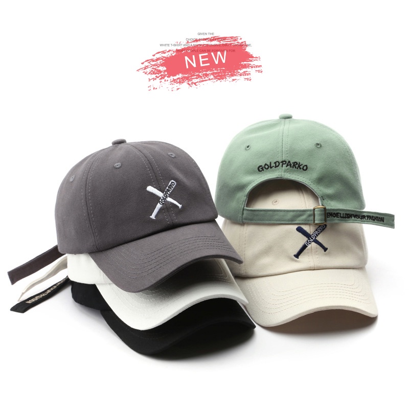 Topi baseball Motif Bordir Kartun Gaya Korea Untuk Wanita