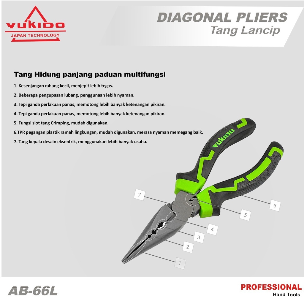 PAKET MURAH tang set 3 pcs LENGKAP Tang Kombinasi + Potong + Lancip 6&quot; 7&quot; INCH - TANG LINESMAN / LONG NOSE / DIAGONAL PLIERS 6 in 7 in TERMURAH TERLARIS