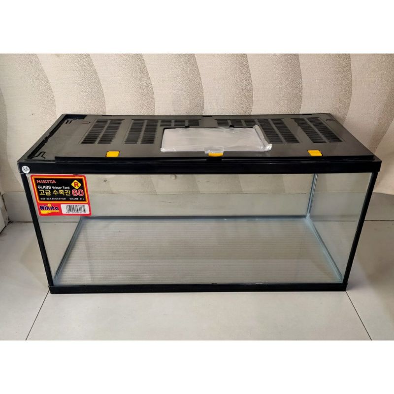 AQUARIUM REPTIL 60 CM PENDEK + TUTUP /AQUARIUM PENDEK 60 CM / AQUARIUN IKAN