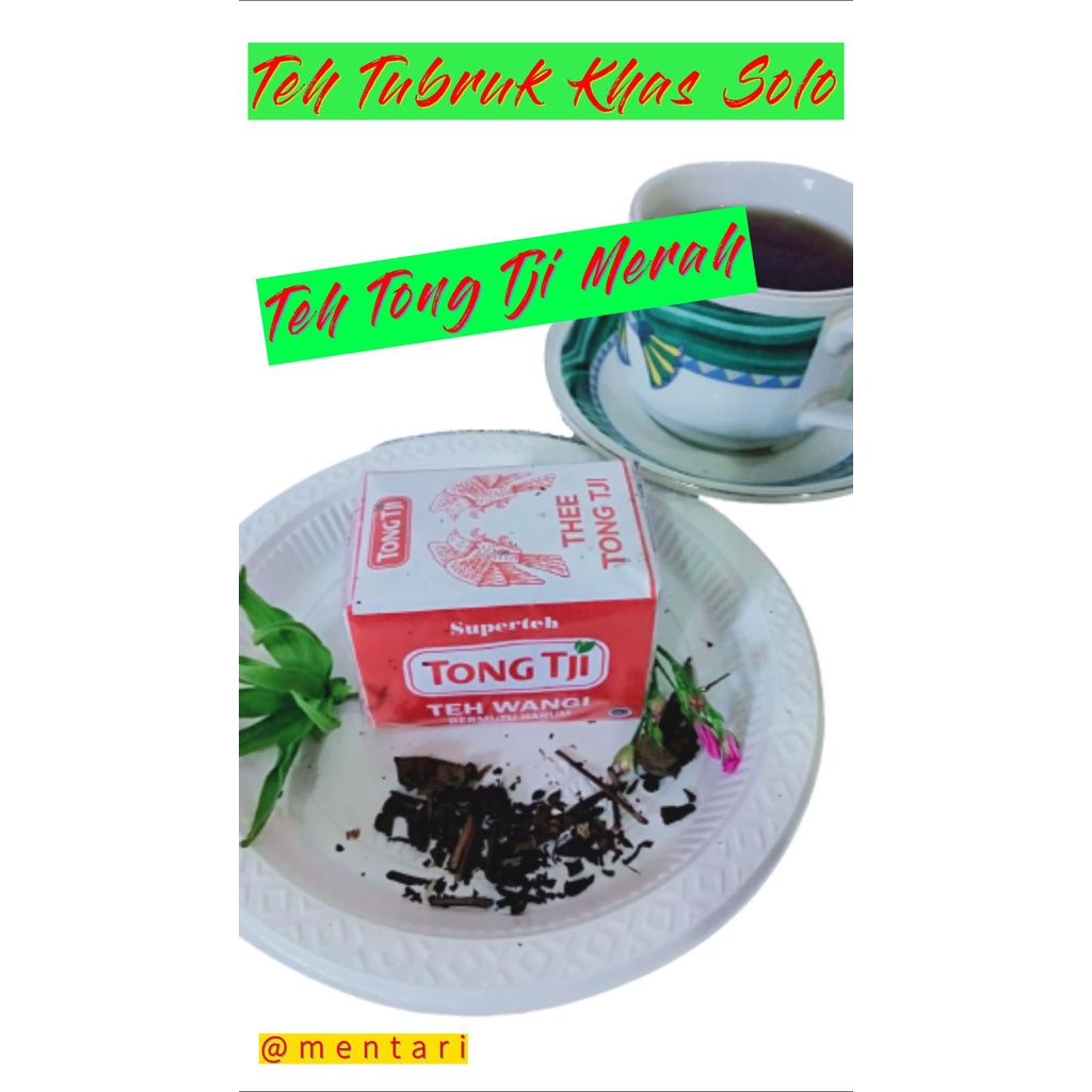 Jual TEH CAP TONG TJI MERAH | TEH TUBRUK WANGI TRADISIONAL PUCUK DAUN ...