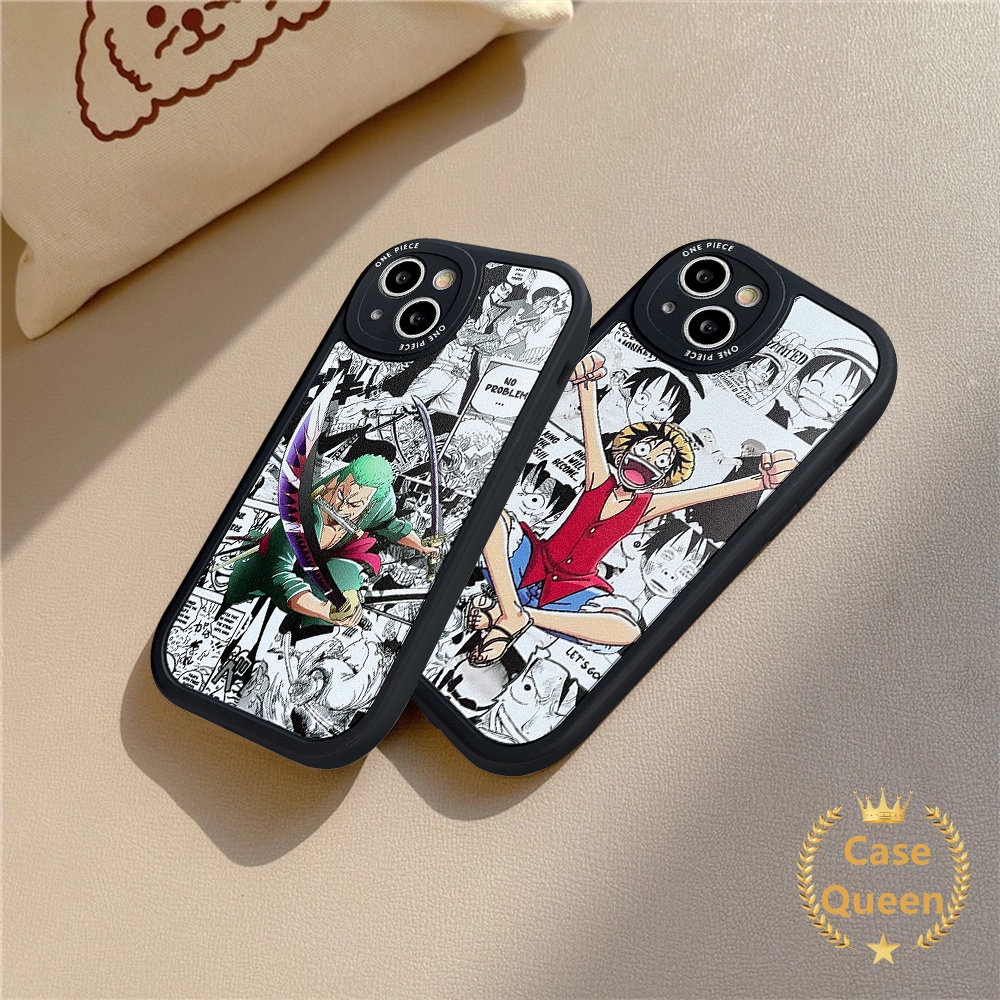 Kartun Lucu One Piece Luffy Zoro Case Samsung A34 A14 A12 A03 A32 A13 A21s A52 A53 A20s A03s A22 A04s A73 A72 A71 A10s A52s A50s A33 M22 A51 A30s A02s A50 A11 A23 A31 A20