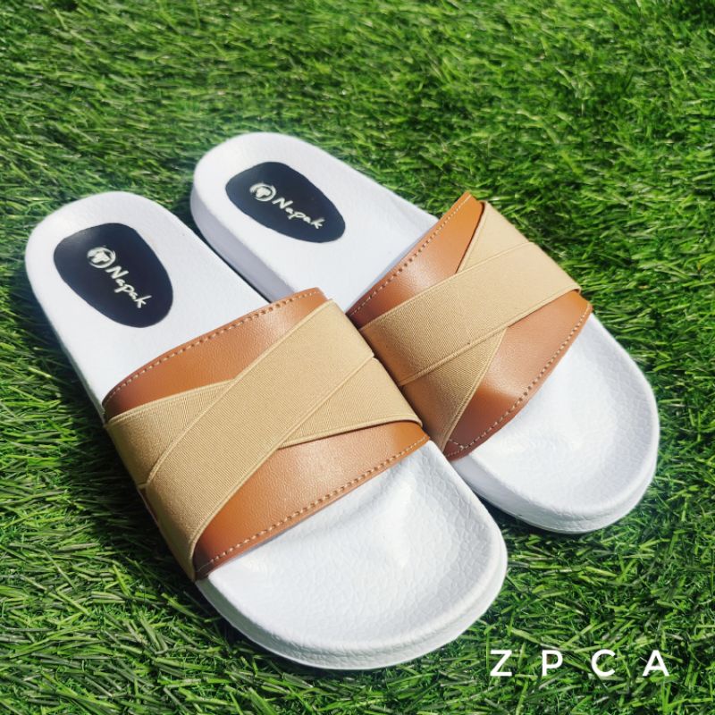 NAPAK Sandal Wanita Slide Premium Sandal Slip On