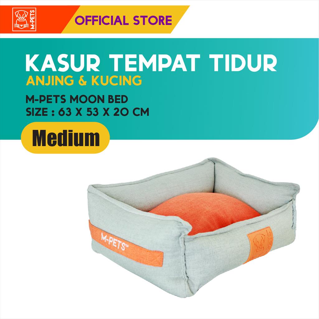 M-Pets Moon Bed Size M / Kasur Tempat Tidur Kucing Anjing