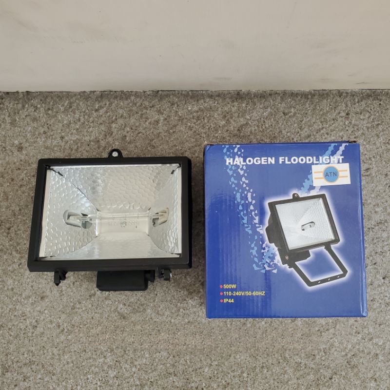 Lampu sorot reklame 500 Watt Halogen lampu sokle 500 w