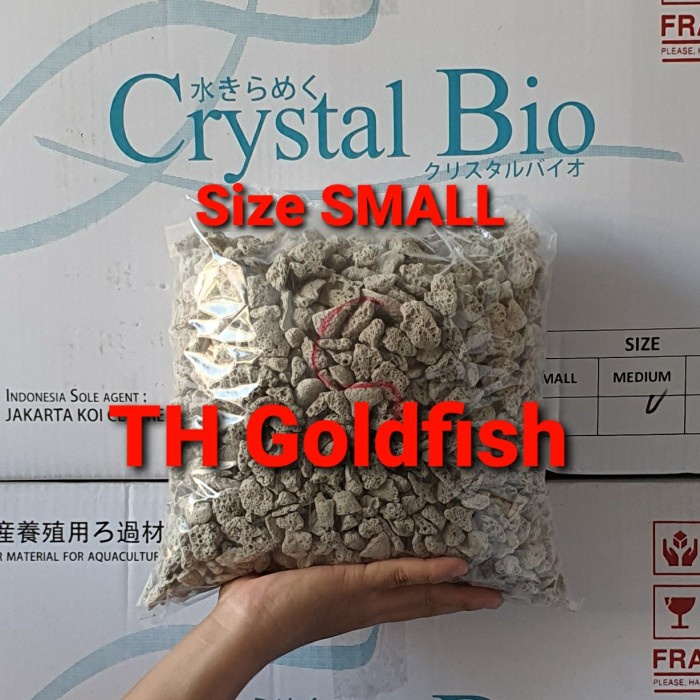 Repack 1 kg Size S (Small) Crystal Bio Media Filter