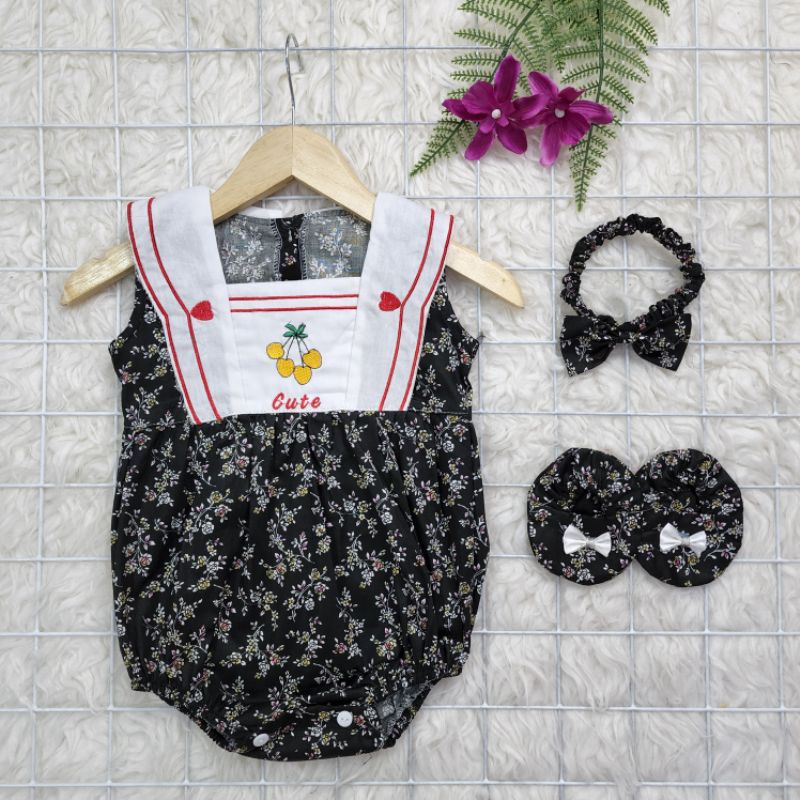 Baju bayi perempuan set Jumper complete