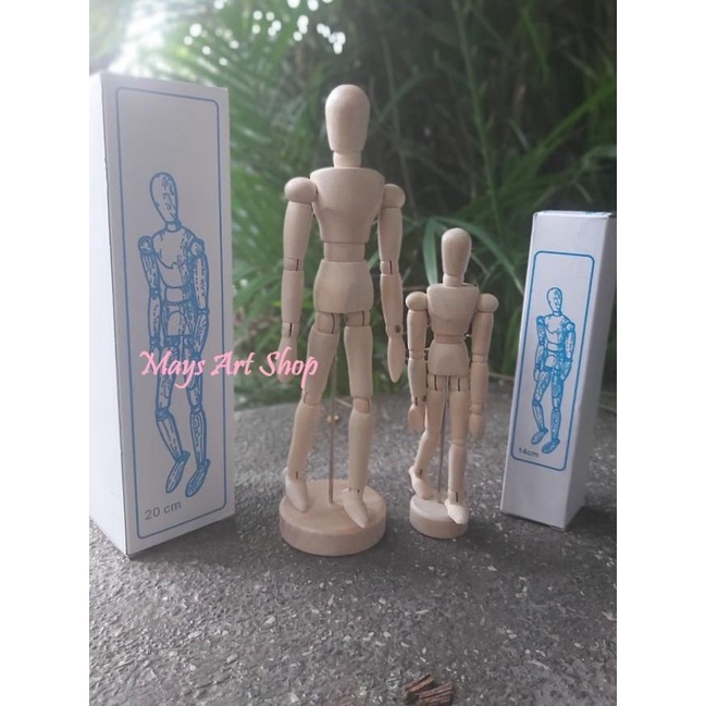

Manekin Kayu - 20 cm / Wooden Mannequin / Manikin Kayu - Kecil (14cm)