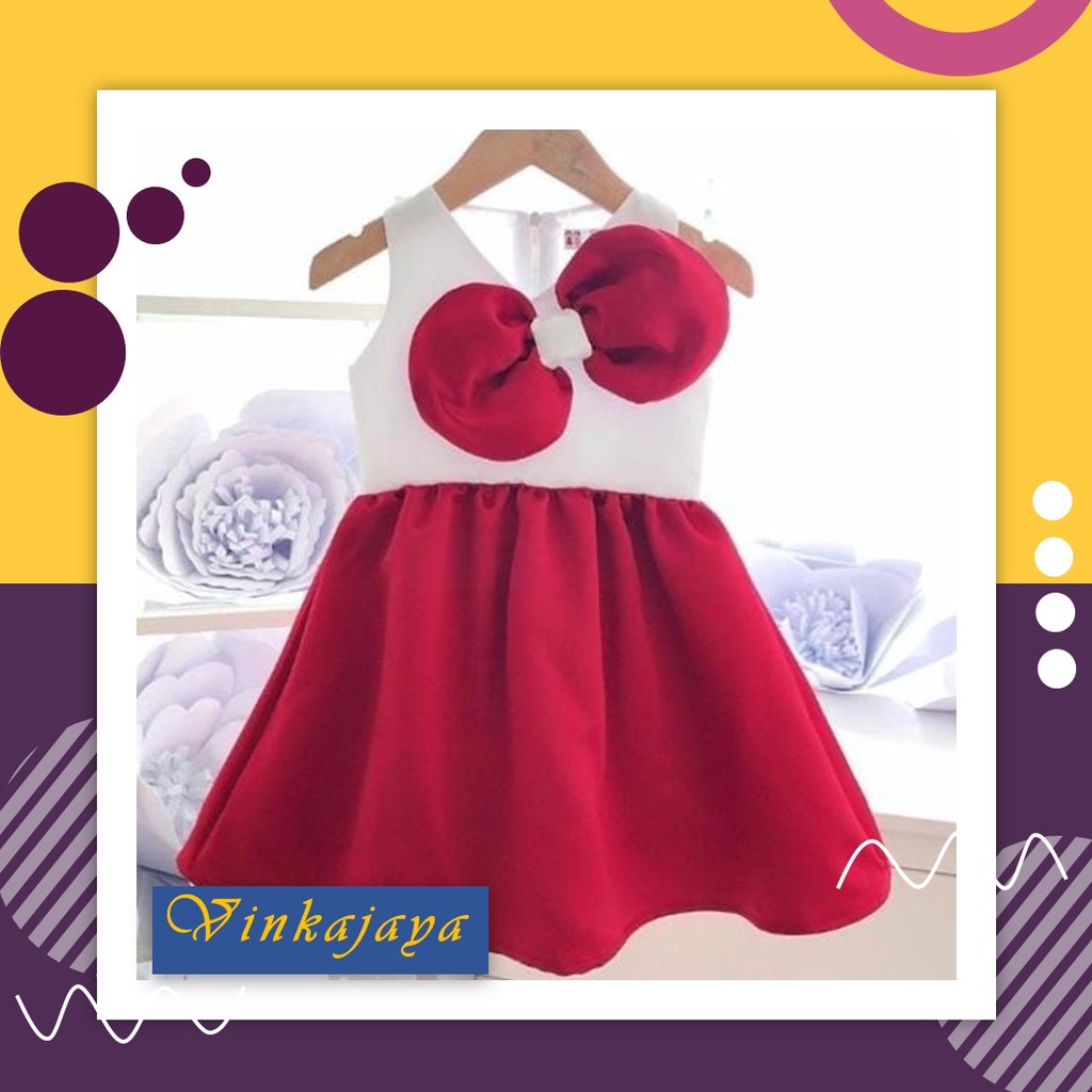 Baju Anak Perempuan Usia Umur 2 3 4 Tahun Thn Cewek Dress Pesta Lucu Princess Sweet