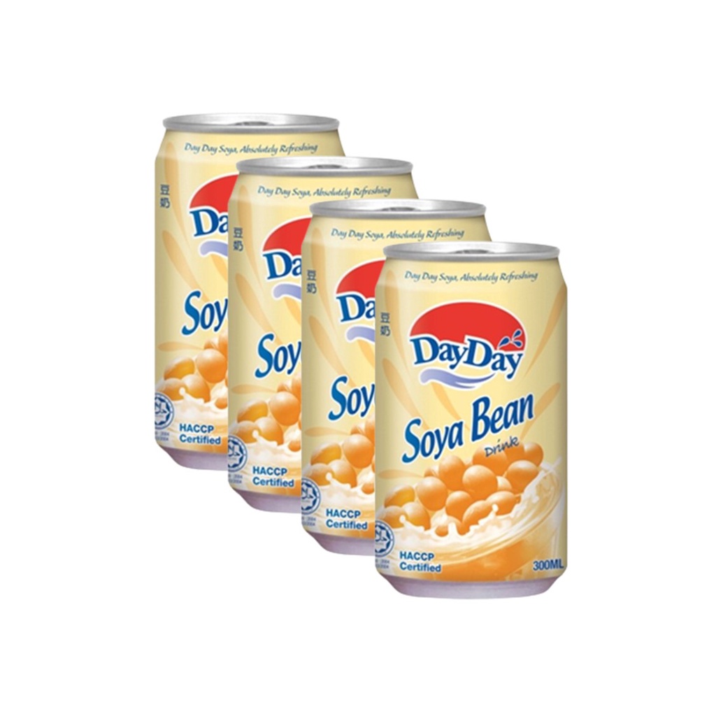 

DayDay Soya Bean Minuman Kacang Kedelai 4 x 300 mL
