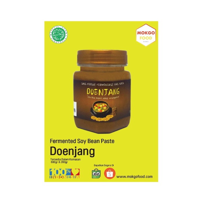 

150GR DOENJANG HALAL MUI / FERMENTED SOYBEAN PASTE HALAL MUI
