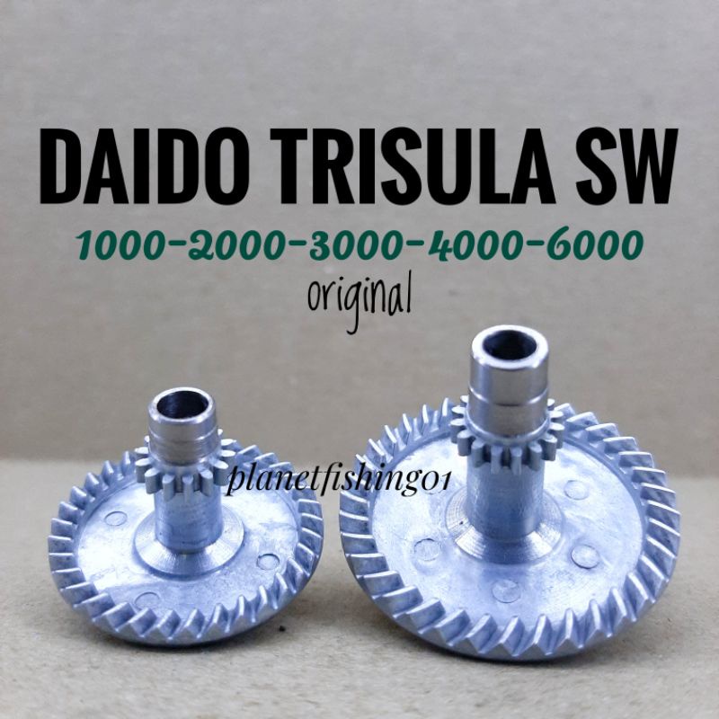 drive gear daido trisula sw 1000 2000 3000 4000 6000 / main gear reel daido trisula sw / sparepart daido trisula sw / part reel daido / reel daido