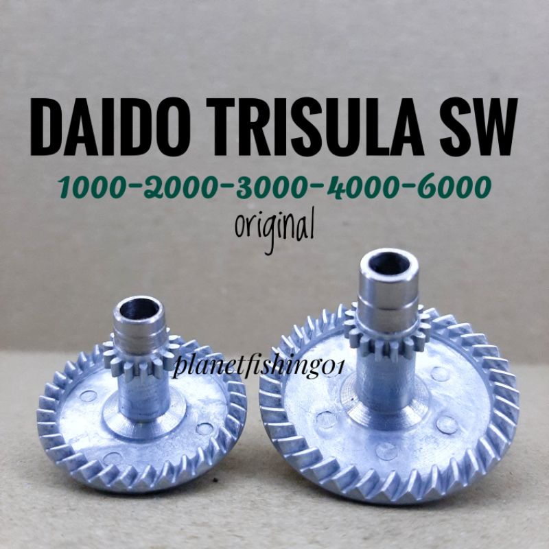 drive gear daido trisula sw 1000 2000 3000 4000 6000 / main gear reel daido trisula sw / sparepart d