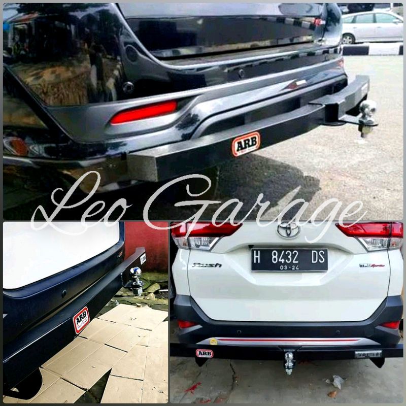 TOWING BAR ARB PALANG BESI PELINDUNG BUMPER BELAKANG PANJANG FULL TEBAL MOBIL ANTI BENTURAN AVANZA C