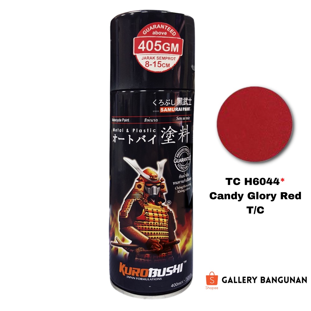 Samurai Top Coat Tch6044** Candy Glory Red Honda | Pilok Samurai | Pilox Samurai