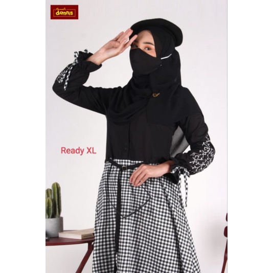 Abaya 220922 motif kotak polos disk 10%