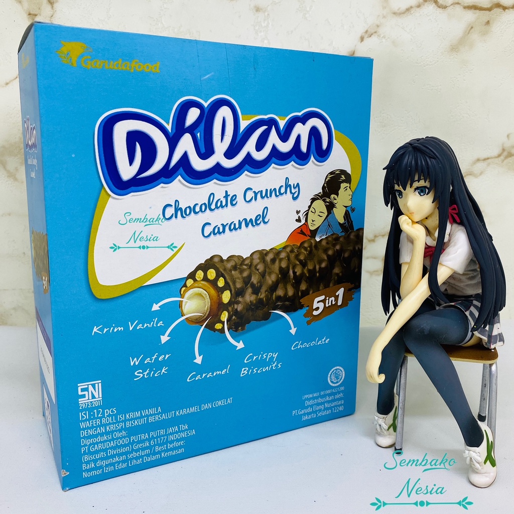 

Dilan Chocolate Crunchy Caramel isi 12pcs