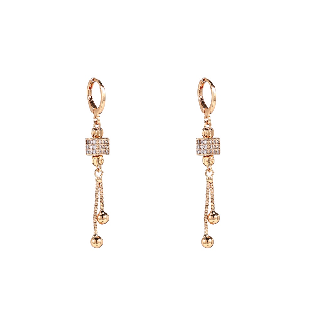 ✨COD Anting Titanium Wanita Anti Karat &amp; Cherry Star Love Korea Style Emas Rose gold D194