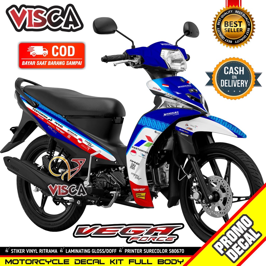 Stiker Vega Force Decal Motor Vega Force Full Body Striping Vega Force Stiker Motor Vega Force Decal