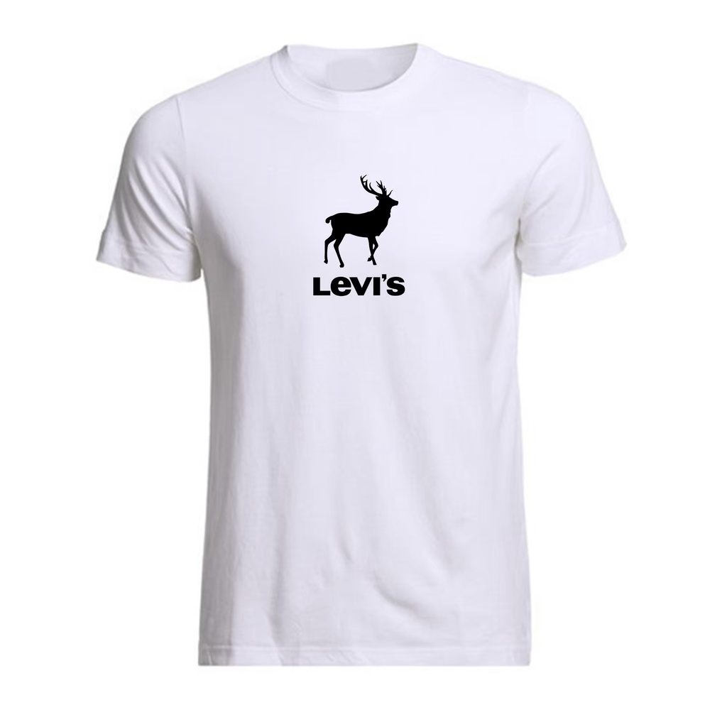 Kaos Levis Pria - Deer White Tailed