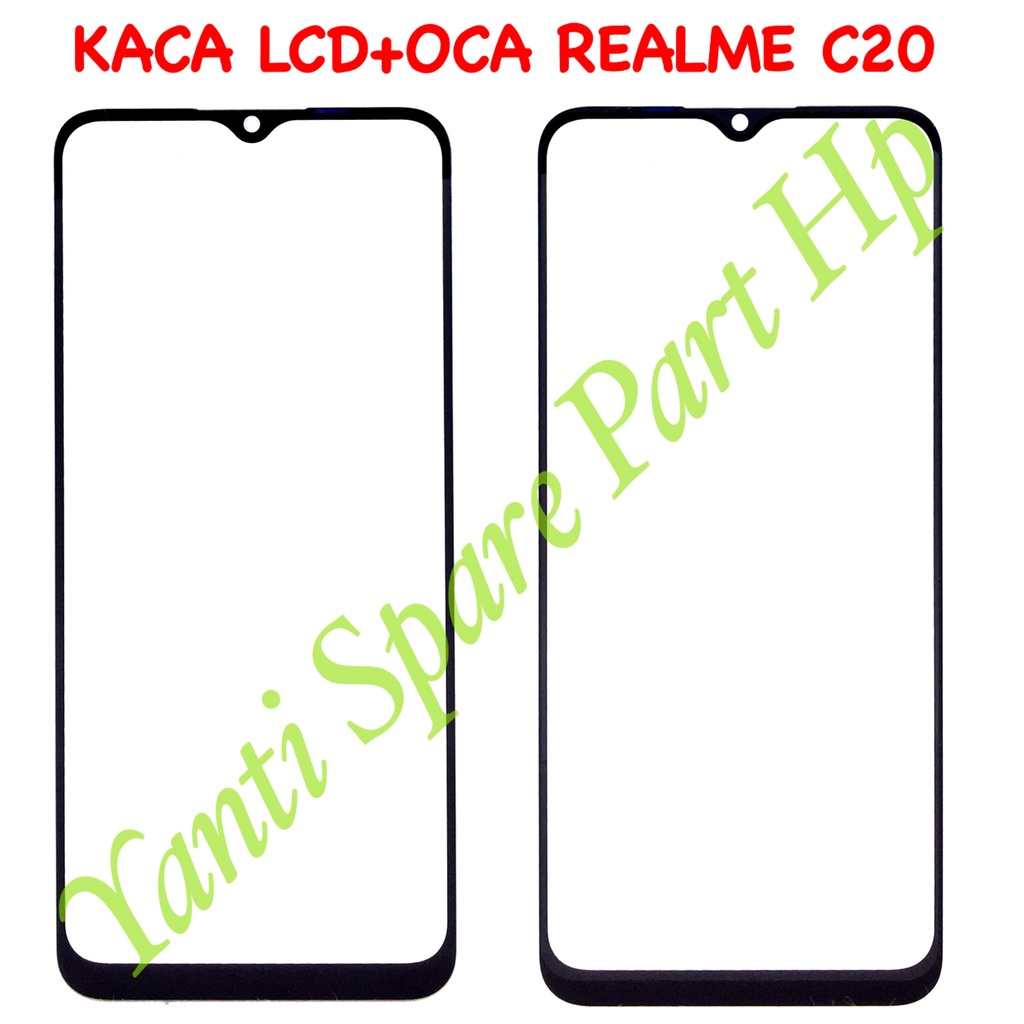 Kaca Lcd Plus Oca Realme C20 C21 C11 2011 Narzo 50I Original Terlaris New