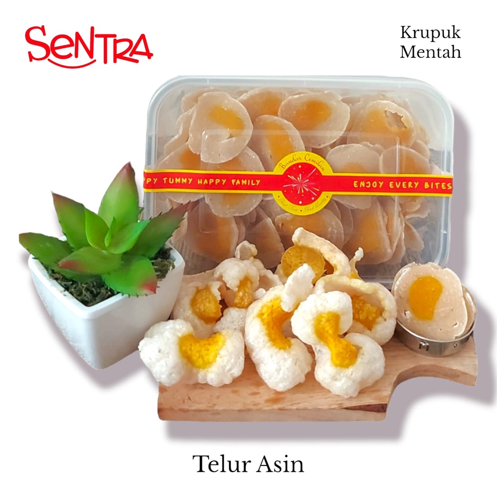 

Kerupuk Telur Asin Asli Sidoarjo || Kerupuk Kering Mentah Box Premium
