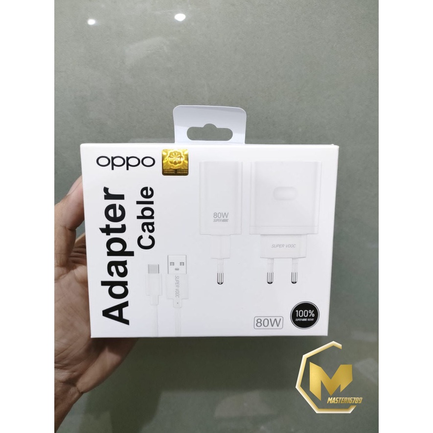 Charger Cashan Casan tc Oppo 80W tipe C SUPER VOOC Fast Charging a17 a77s a77 A5 2020 A9 2020 A52 A53 A54 a74 Reno 2f reno3 reno4 Reno4f Reno4pro reno 5 reno 6 reno 7 Reno7z reno 8 Reno 8 pro MA3682